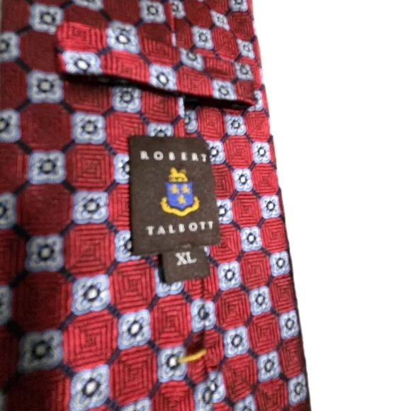 Robert Talbott Neck Tie Best of Class Geometric Mens 100% Silk Hand Made In USA. - Picture 5 of 8